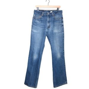 Vintage Levi's 517 Bootcut Made in USA Well Worn 34x33